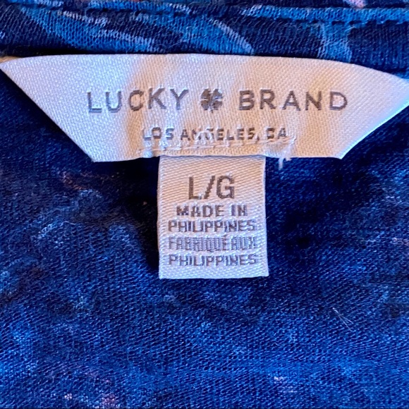 Lucky Brand Boho Print T-Shirt - Picture 4 of 5